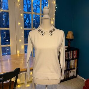 Sioni Ivory Knit Top
